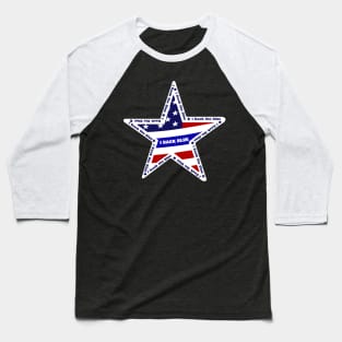 i back the blue , US Baseball T-Shirt